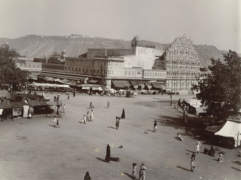 Hawa Mahal (Palace of Winds), Jaipur, Rajasthan - 1905