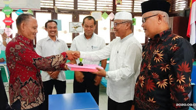 Serah Terima Jabatan,  Bapak Priono S.Pd,SD Diberikan Amanah  Menjadi Kepala Sekolah SD 010 Siabu