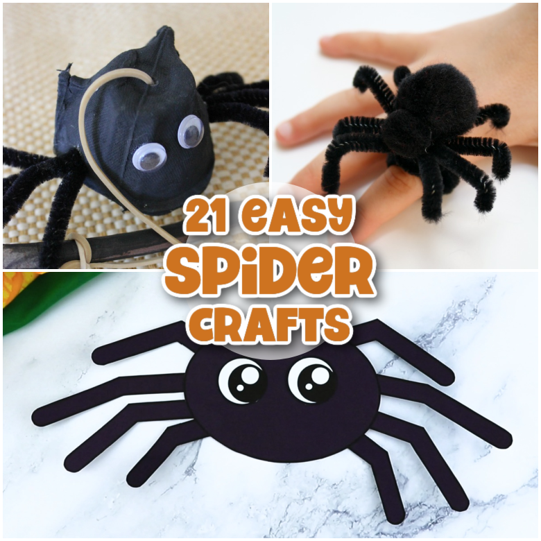 Easy spider crafts for kids