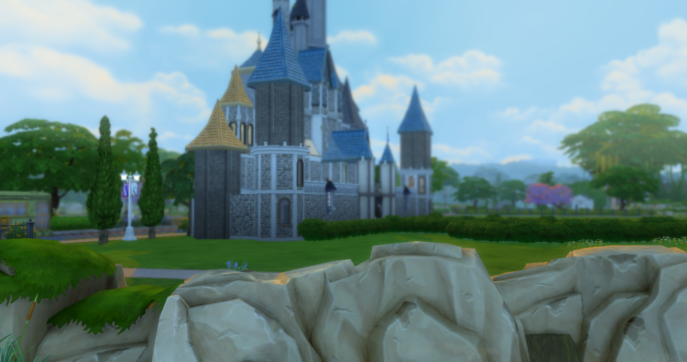 ปราสาทดิสนีย์ The Sims 4 Disney Castle The Sims 4