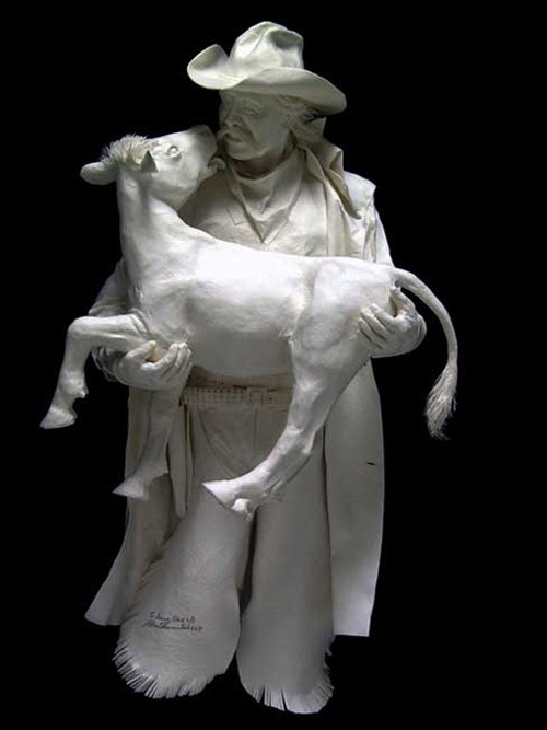 Paper Sculptures by Allen and Patty Eckman Seen On www.coolpicturegallery.net