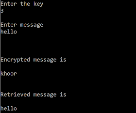 C code to Encrypt and Decrypt a message using Substitution Cipher