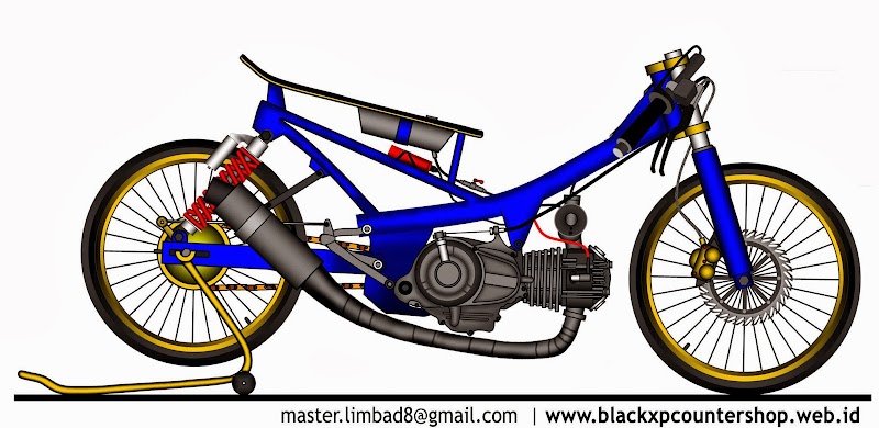 Gambar Motor Drag Matic Kartun, Yang Terbaru!