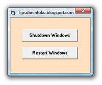 Visual Basic Shutdown-Restart