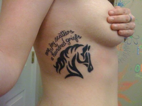 tribal horse tattoo. Tribal horse Tattoo Idea by