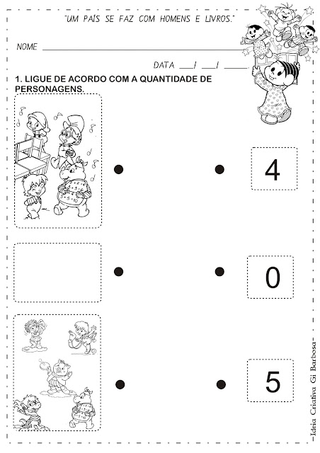 Atividade Dia Nacional do Livro Infantil