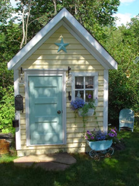 Judy's Cottage Garden: Garden Potting Sheds
