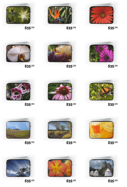 RedBubble laptop sleeves