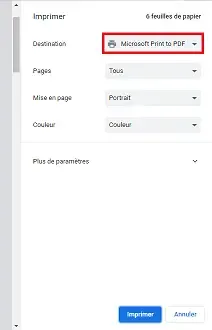 format PDF dans Google Chrome