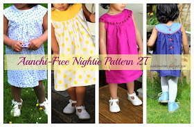 Sew nightie children tutorial download epattern free