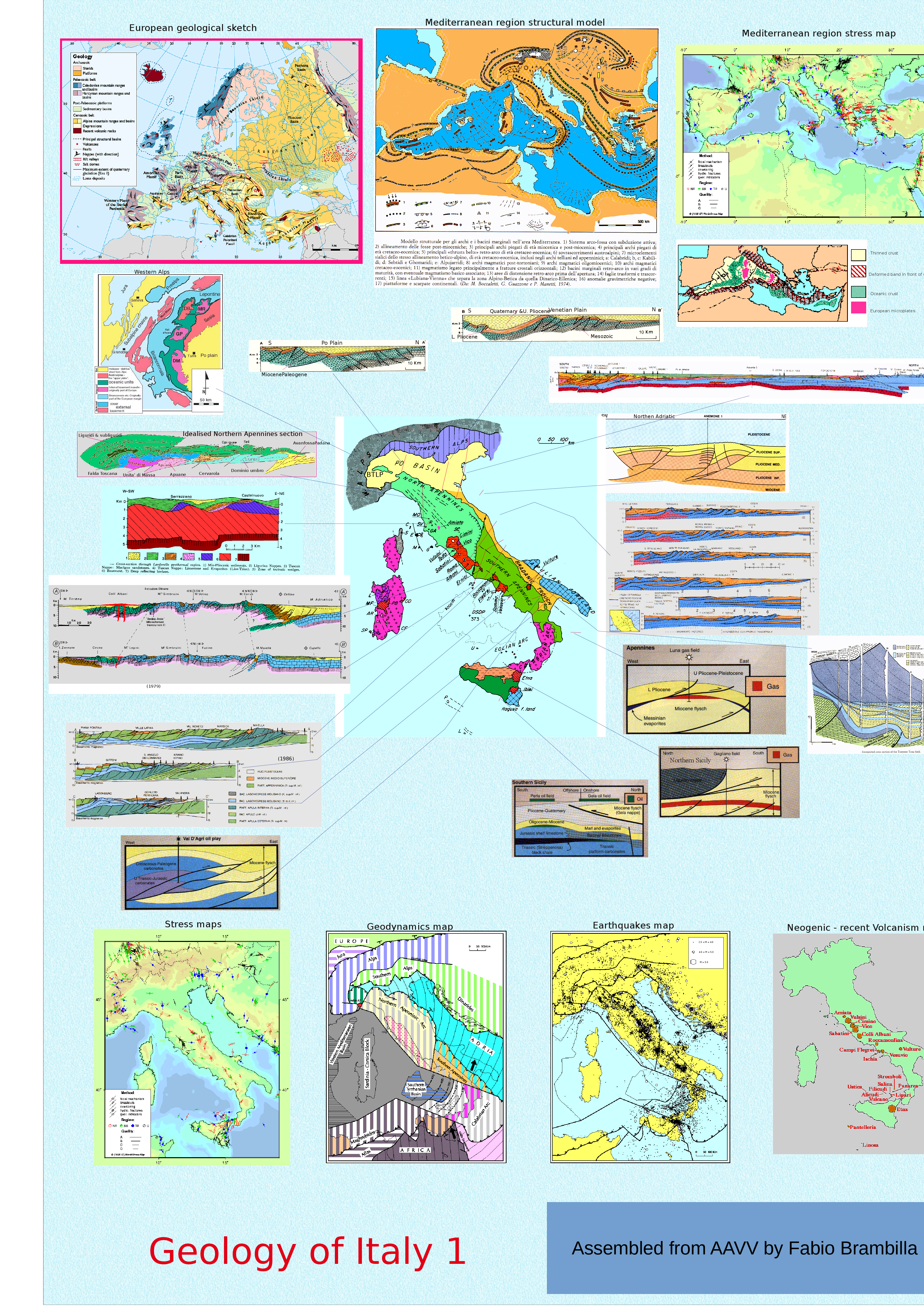 Immagine geologia italiana con file originale