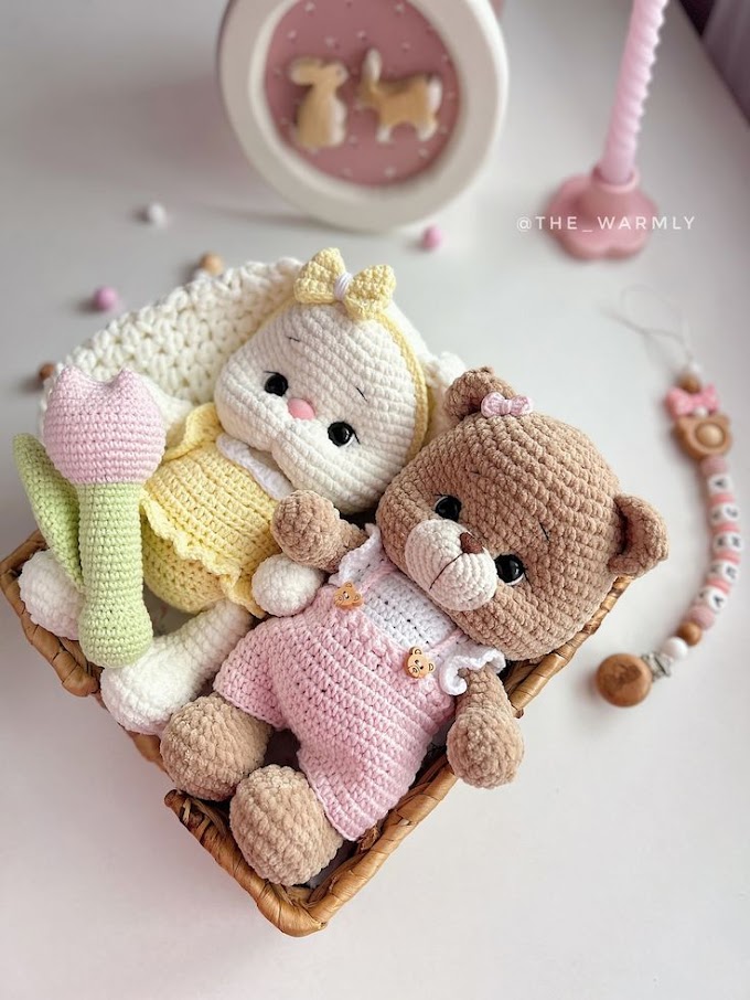 Receitas gratuitas de Ursinhos de Amigurumi para Baixar