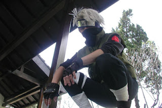 Naruto ninja kakashi cosplay