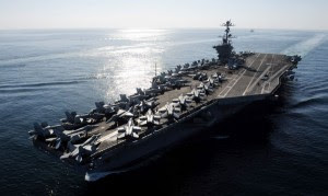 El portaaviones USS Carl Vinson a tan solo 300 kilómetros de las costas de Irán