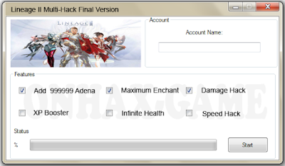 Lineage 2 Mmorpg Hack Hack Cheat Screen