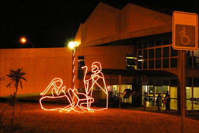 Decoração de natal do Hopital municipal de maringa