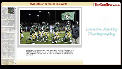 Myrtle Beach Seahawks vs. Cane Bay Cobras November 2010