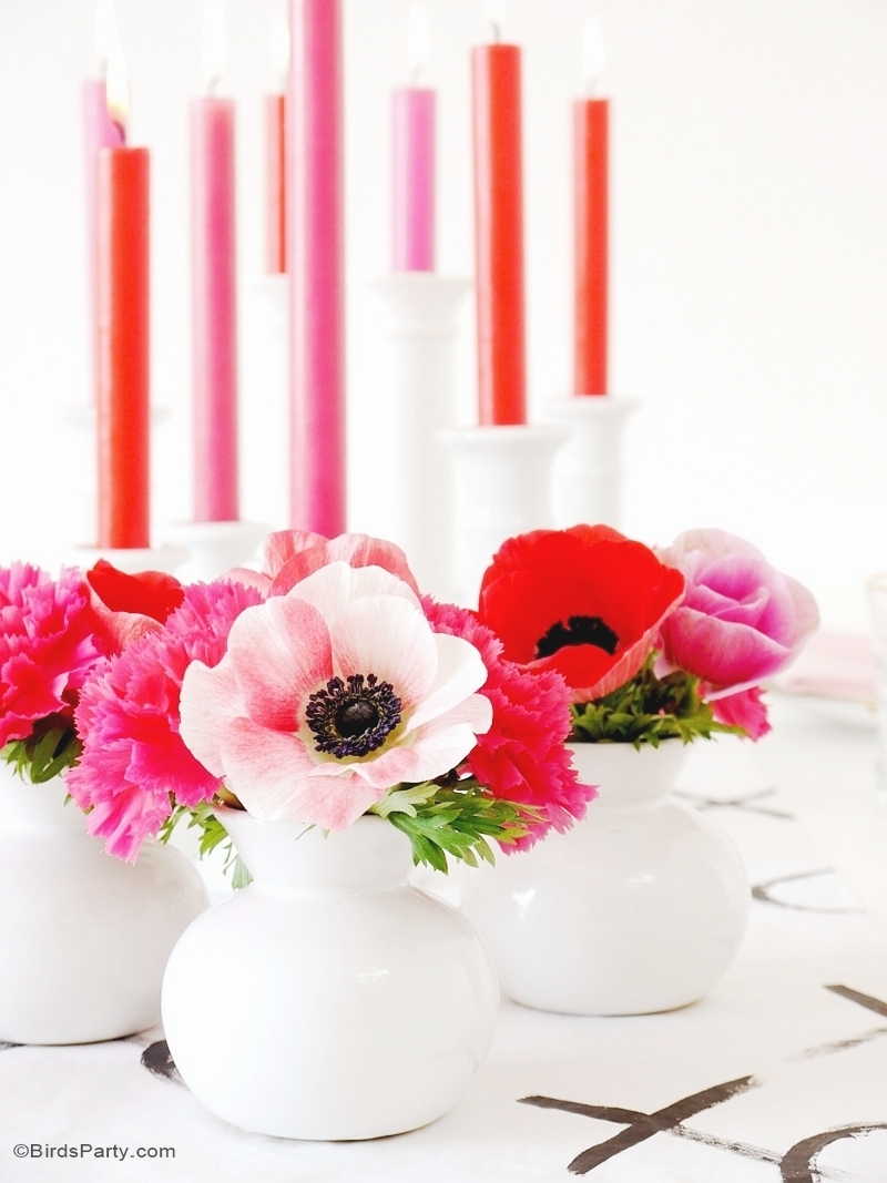 A Modern Valentine's Day Dinner Party - Party Ideas ...