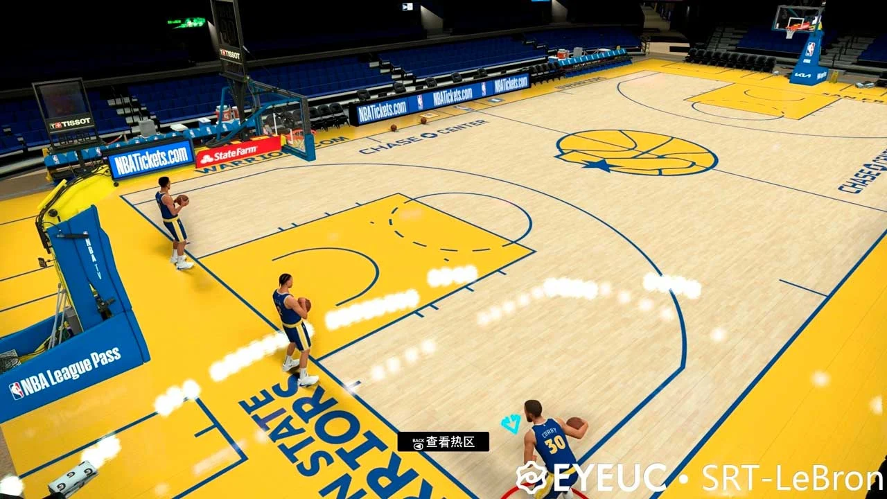 NBA 2K23 Golden State Warriors Classic Court