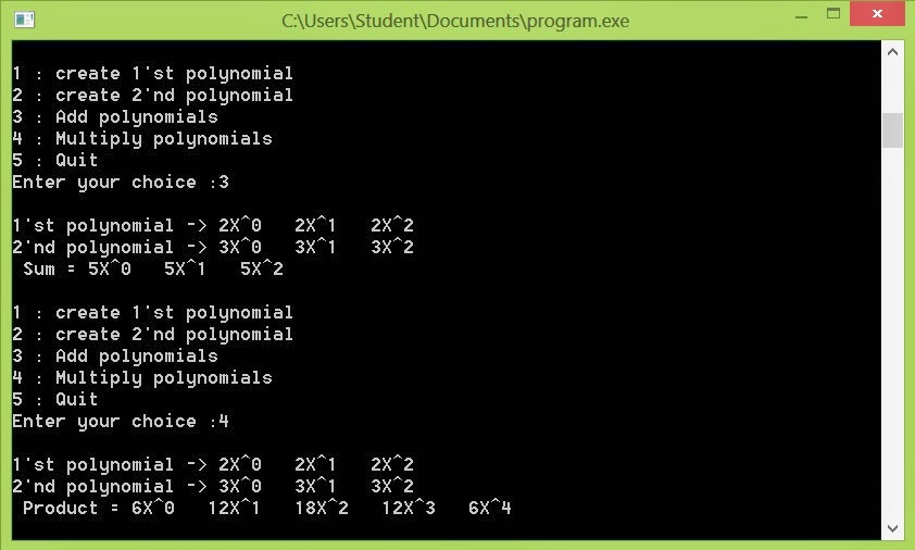 Polynomial Program Using Linked List - peoplenews0m.over 