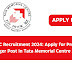  TMC Recruitment 2024: Apply for Project Manager Post in Tata Memorial Centre Assam