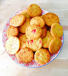 Cookies aux pralines roses