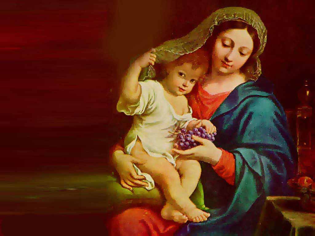 free 720p wallpapers: Wallpaper Virgin Mary