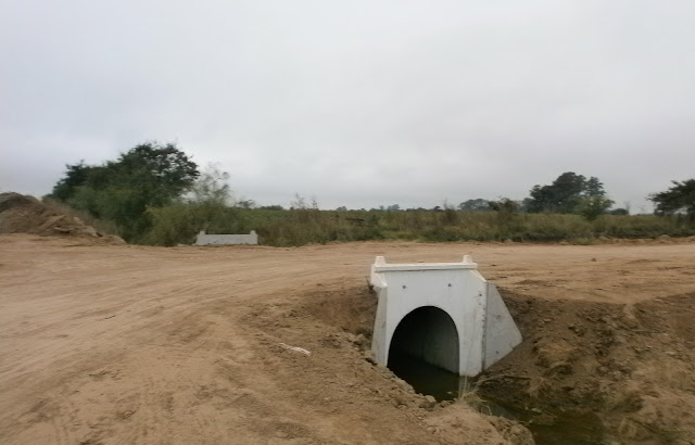 Finalizo la obra de alcantarillado y puente en el desvío