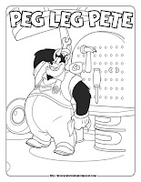 mickey mouse coloring pages coloring sheets pete