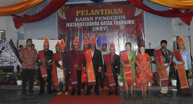 Pelantikan Pengurus Ikatan Keluarga Batak Yahukimo (IKBY) Tahun 2023-2026