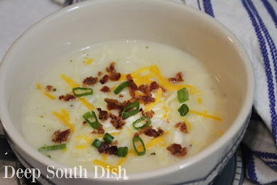 Deep South Dish: Slow Cooker Potato Soup