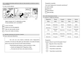 Avaliação diagnóstica para 2º ano