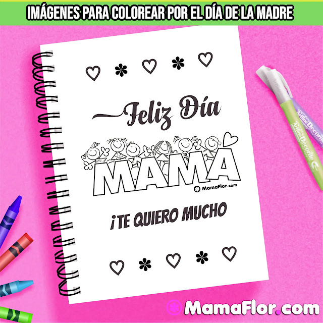 Dibujos de Mamá y Corazones: Amor Infinito