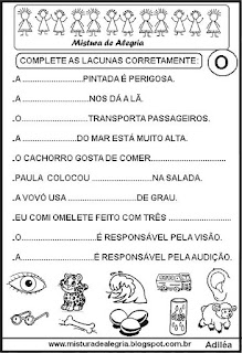 Fichas de leituras lacunadas O