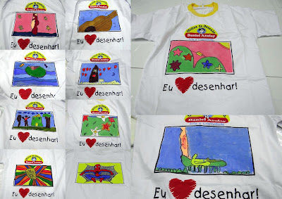 Curso de Desenho para Crianças - Desenho em Camisetas