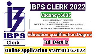 IBPS clerks 2022