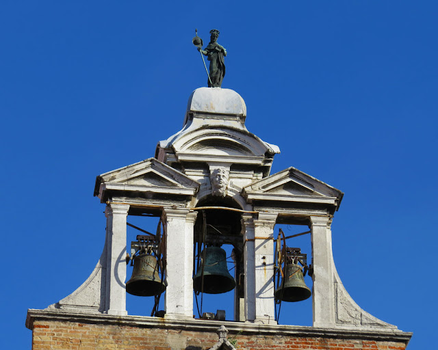 Bell tower of San Giacomo di Rialto, San Polo, Venice