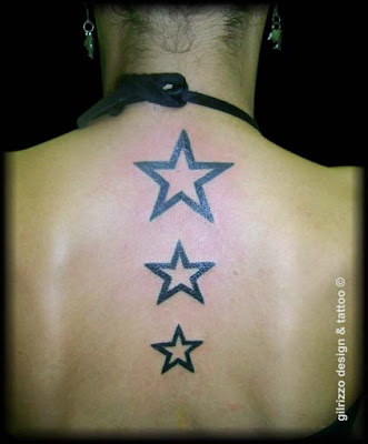 back star tattoo designs