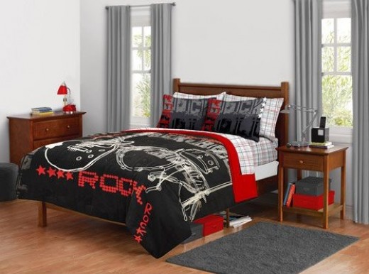 Rock N Roll Bedroom Decor