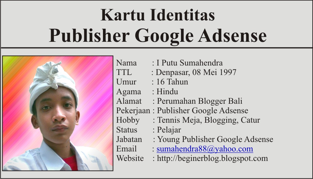 Tips mudah membuat desain  ID  CARD 