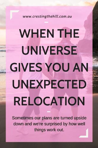 Sometimes our plans are turned upside down and we're surprised by how well things work out.