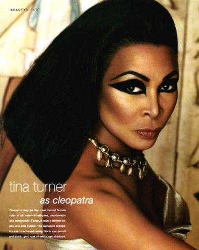 Cleopatra  Makeup on Tina Turner Als Cleopatra Jpg