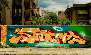 Graffiti Mural Letters by Svame Rism From Torino