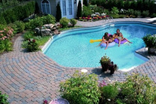 private small swimming pool interior design