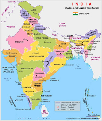 State map of India