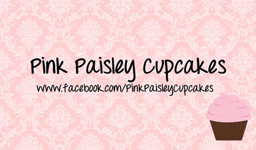 Pink Paisley Cupcakes