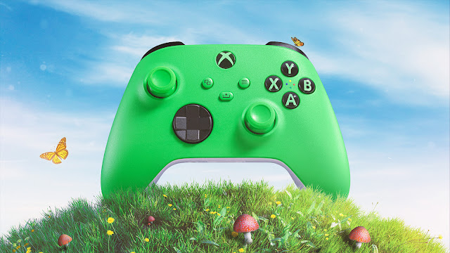 Microsoft Urges Gamers To Touch Grass With New Velocity Green Xbox Controller