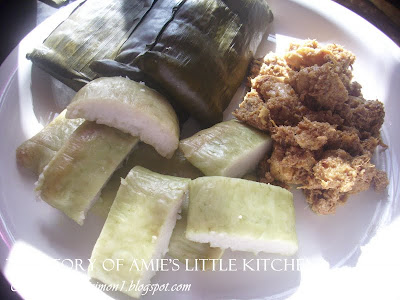 AMIE'S LITTLE KITCHEN: Buras & Ayam Masak Lengkuas