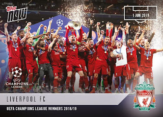 Topps NOW UEFA Champions League 2018-2019 Liverpool FC Set