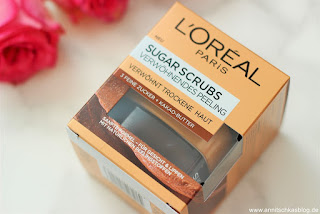 Review: Sugar Scrubs - Peeling für trockene Haut - L'Oreal - www.annitschkasblog.de